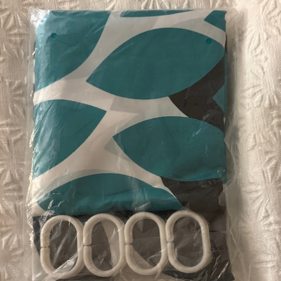 Other - Shower Curtain and Hooks